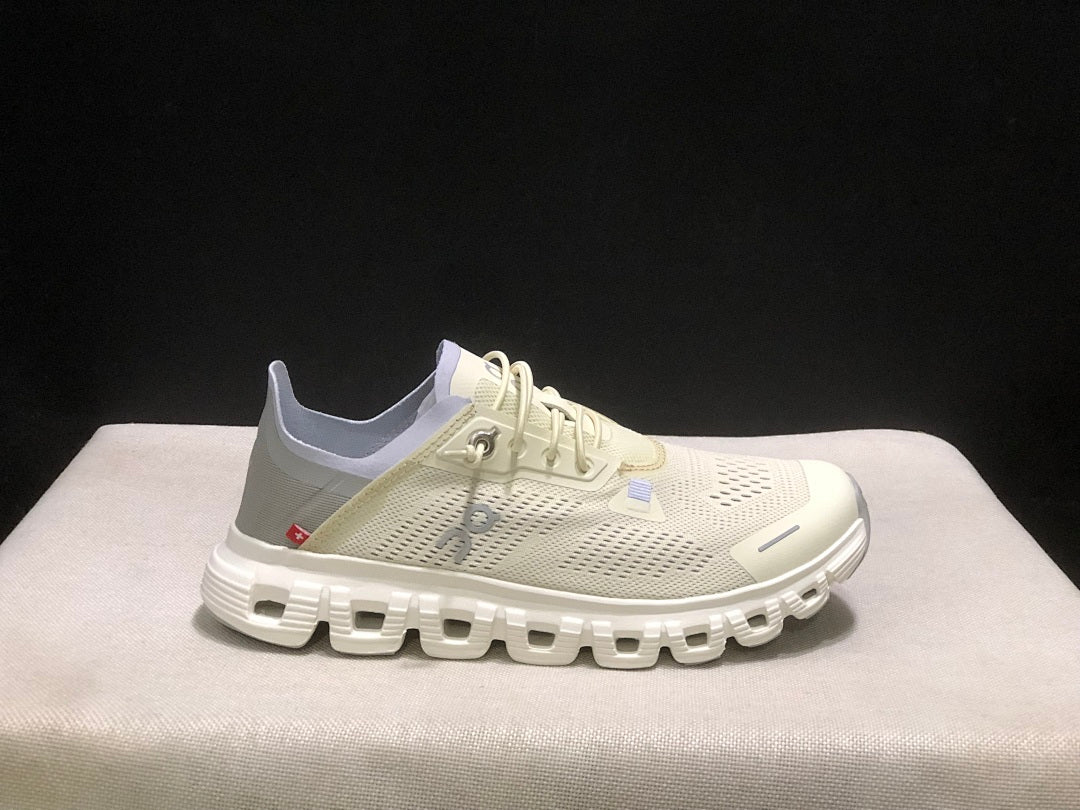 Beige On Cloud 6 Coast Sneakers - product image from the listing.