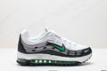 Nike Air Max 2024 Sneakers in White Green Black - product image from the listing.