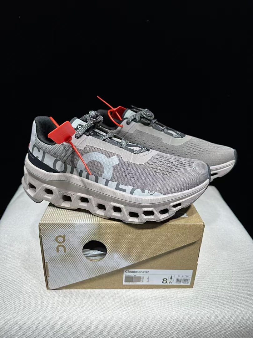 On Cloudmonster Trainers in Cinder Fog - product image from the listing.