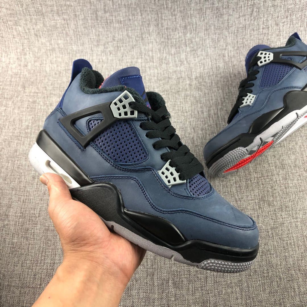 Air Jordan 4 Little Eminem Navy Sneakers - product image from the listing.