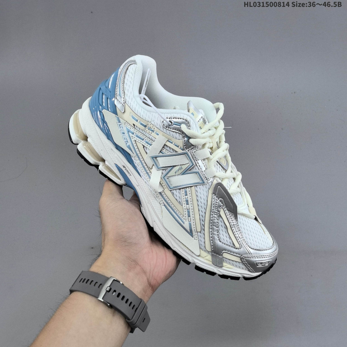 New Balance M1906R Sneakers in White, in Silver and Blue - product image from the listing.