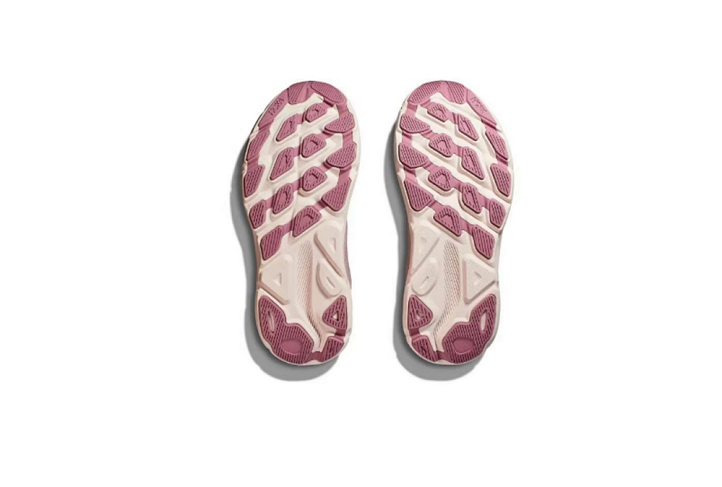 HOKA Clifton 9 Running Shoes in Pink - product image from the listing.