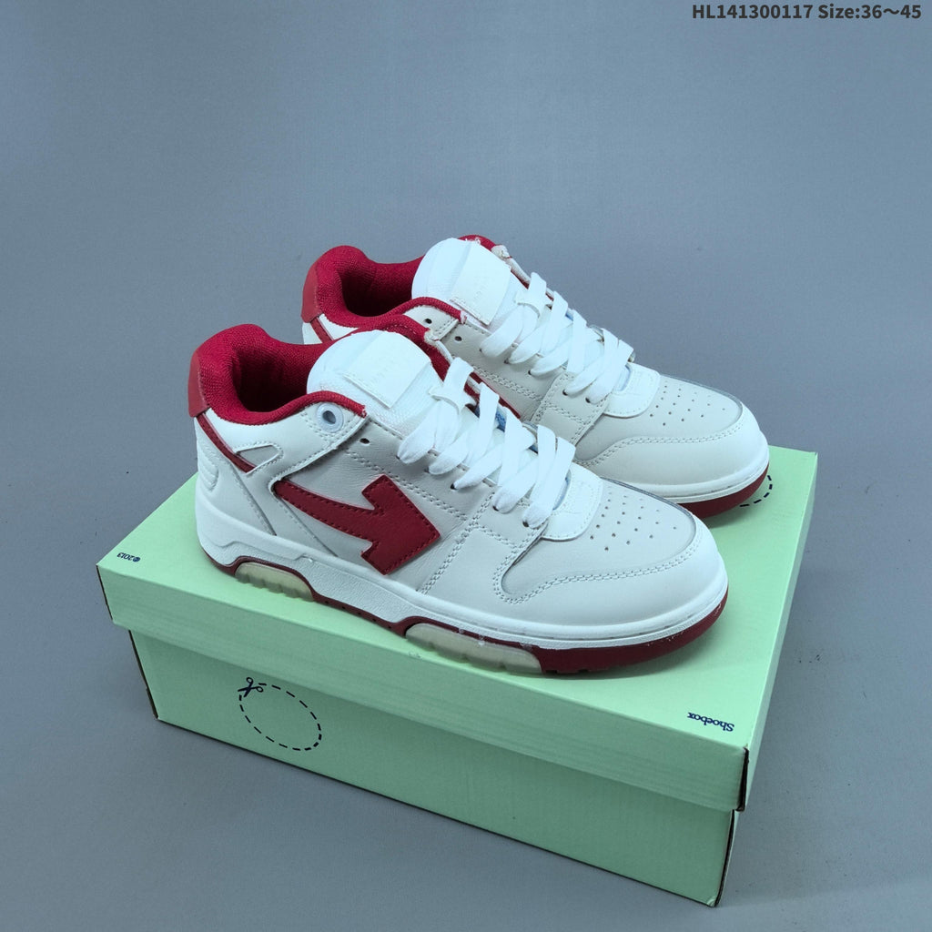 White Off-White Arrow Low-Top Sneakers - product image from the listing.