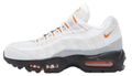 Nike Air Max 95 Sneakers in White Orange - product image from the listing.