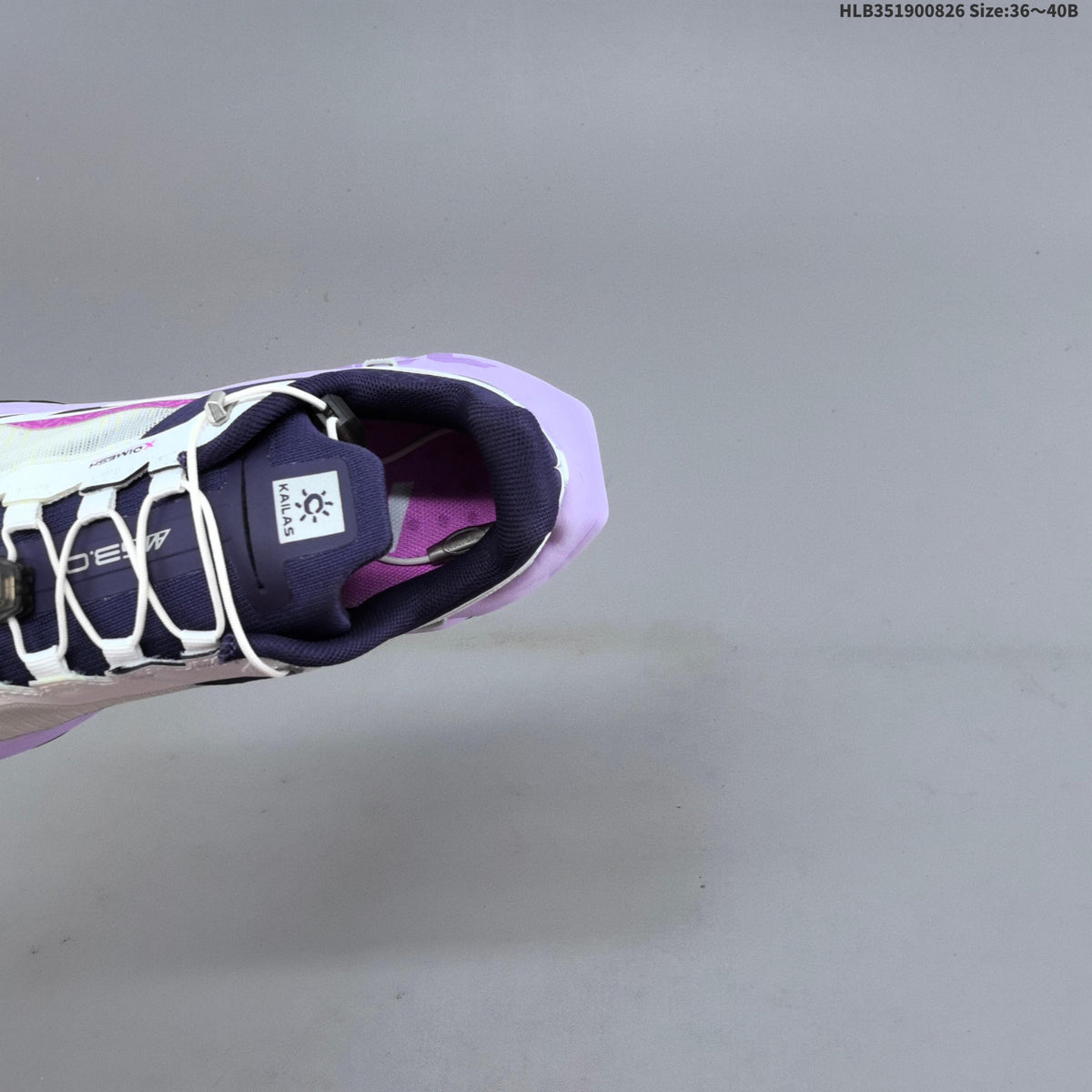 KAILAS FUGA EX330 Trail Running Shoes in White Purple - product image from the listing.