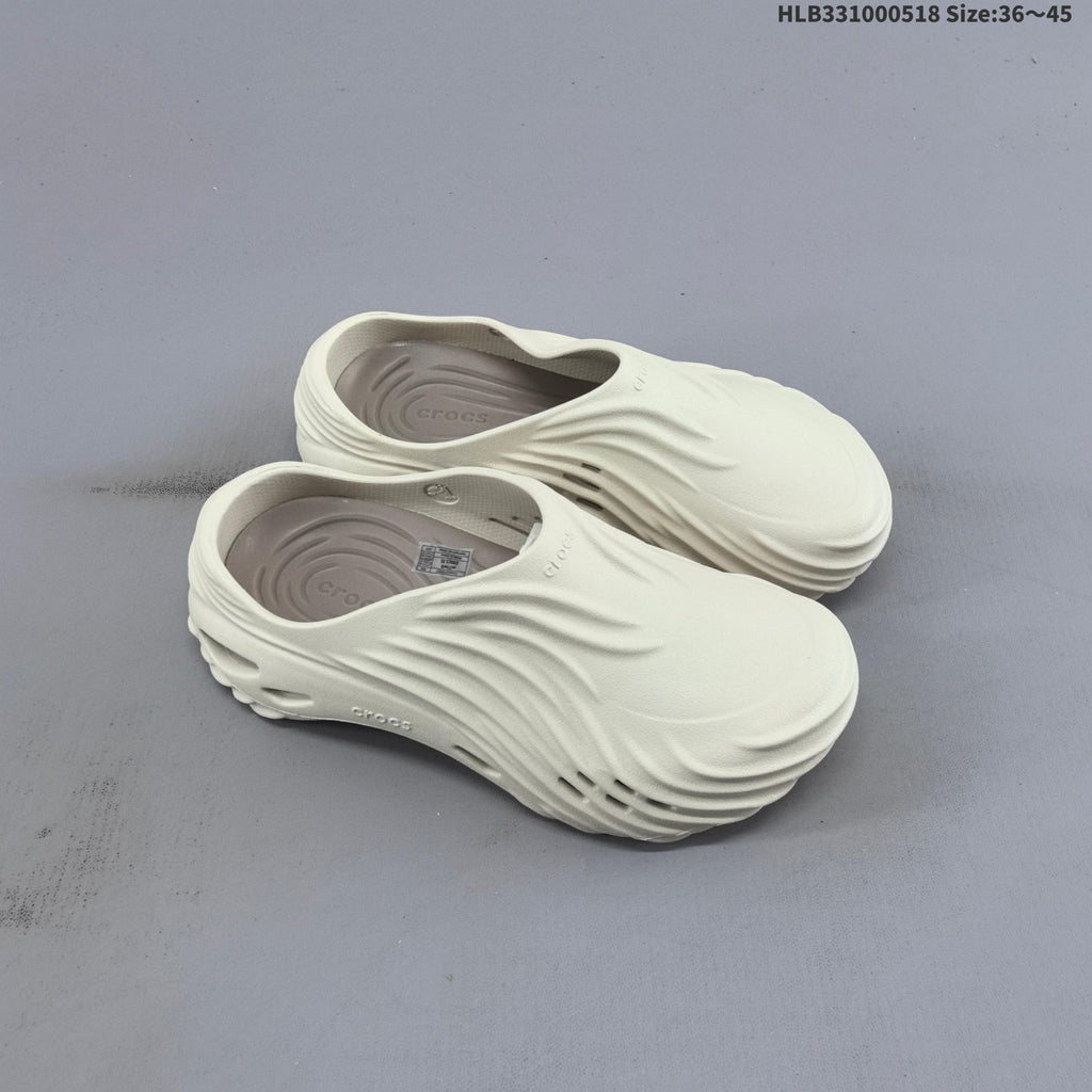 Bae Clog-Style Slides with Sculpted Design by Crocs - product image from the listing.