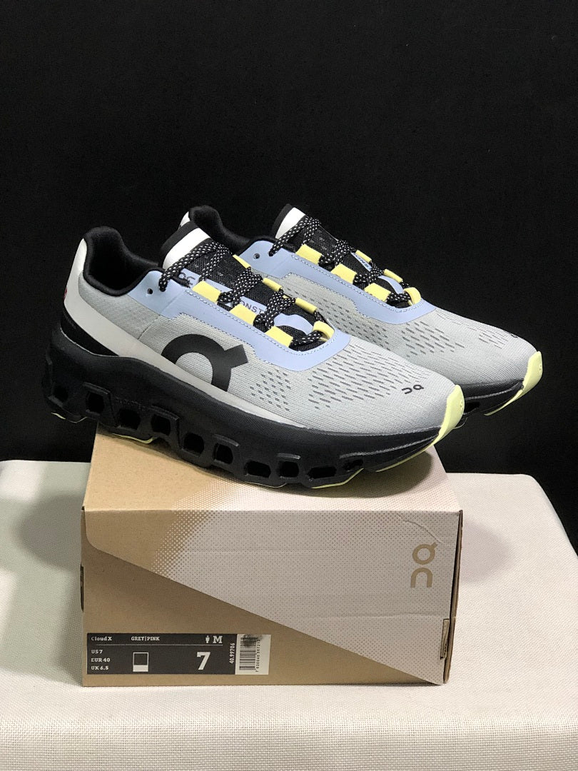 On Cloudmonster Sneakers in Fossil in Gray - product image from the listing.