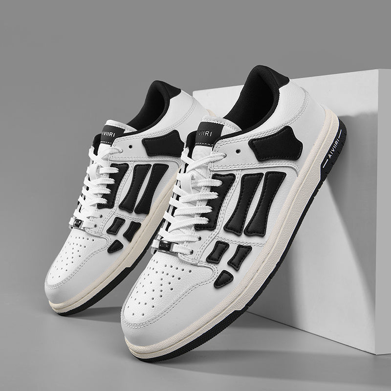 AIVIIRI MFS003-111 Low-Top Sneakers in White and Black - product image from the listing.