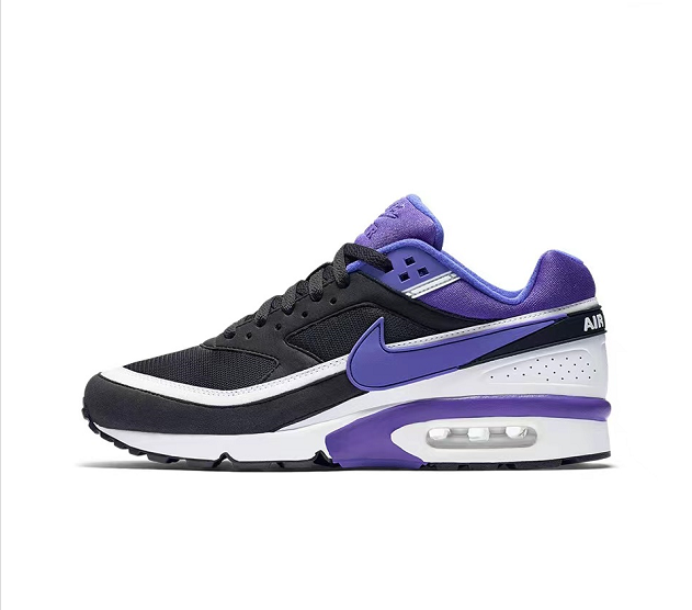 Nike Air Max BW Sneakers in Black and Violet - product image from the listing.