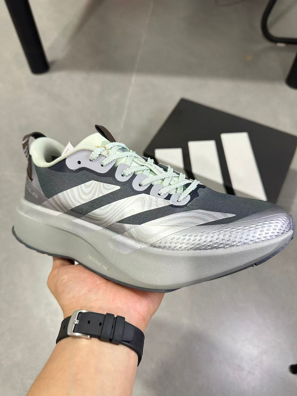 Adidas Adizero Running Shoes in Grey KI5668 - product image from the listing.