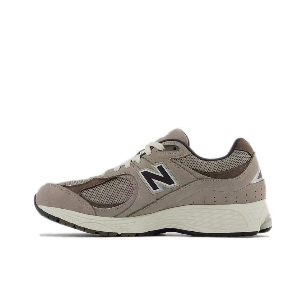 Taupe and Cream New Balance M2002RAW Sneakers - product image from the listing.