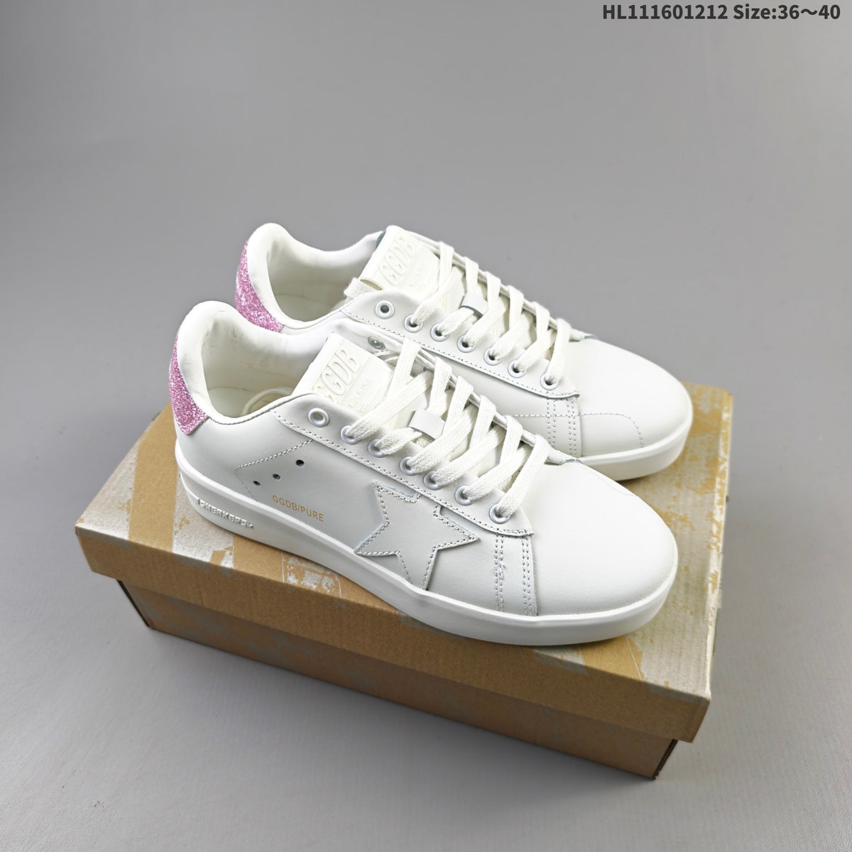 Golden Goose Purestar Low-Cut Sneakers with Star Detail - product image from the listing.