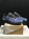 On Cloudstratus 3 Running Shoes, in Black and Blue - product image from the listing.