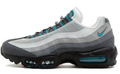Nike Air Max 95 Sneakers in White Grey Blue - product image from the listing.