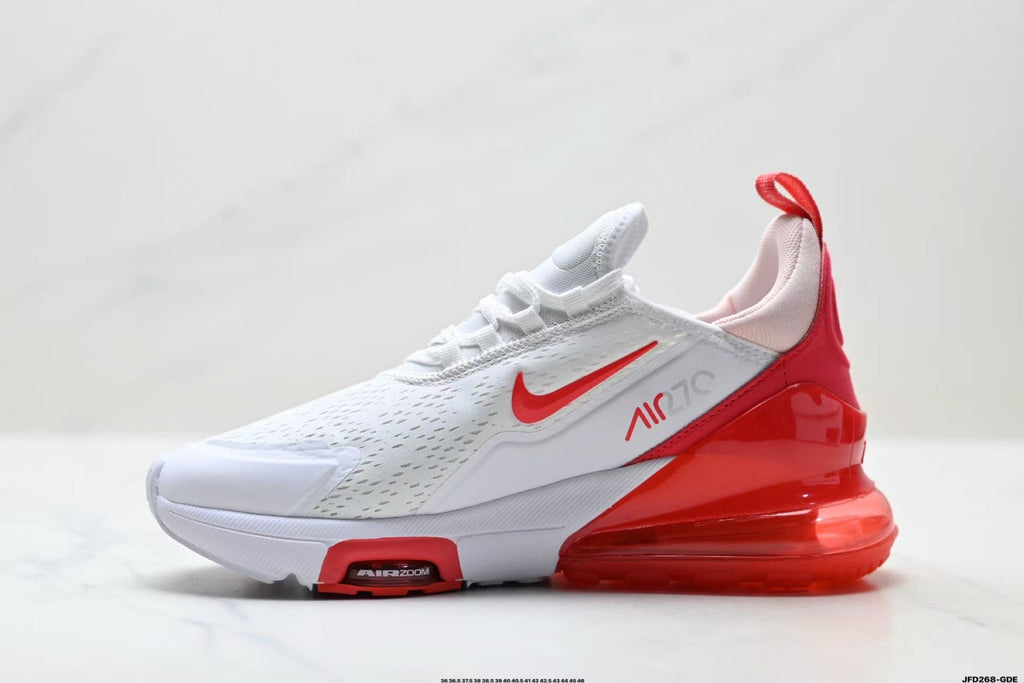 Nike Air Zoom Sneakers in White and Red JF268-GDE - product image from the listing.