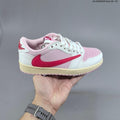 Jordan 1 Low OG Shy Low-Top Sneakers in Pink - product image from the listing.