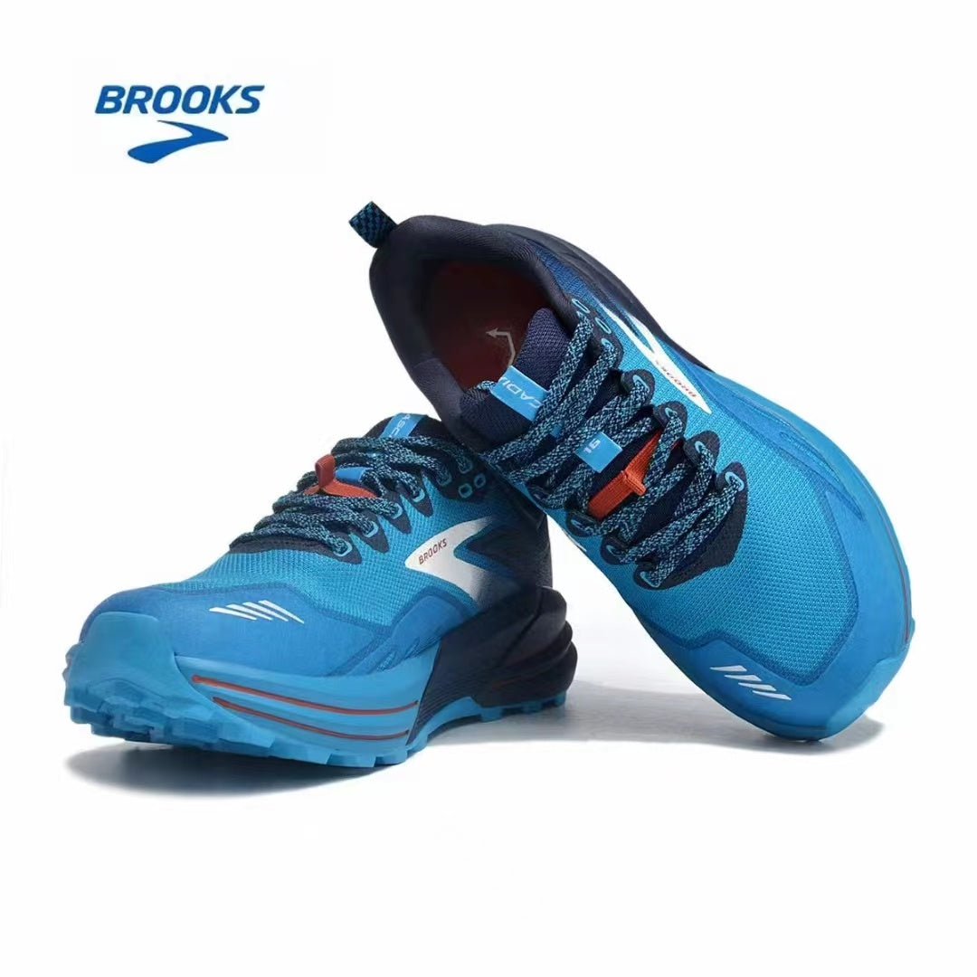 Brooks Cascadia 16 Trail Running Shoes in Blue - product image from the listing.
