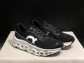 On Cloudmonster 2 Running Shoes in Black White - product image from the listing.