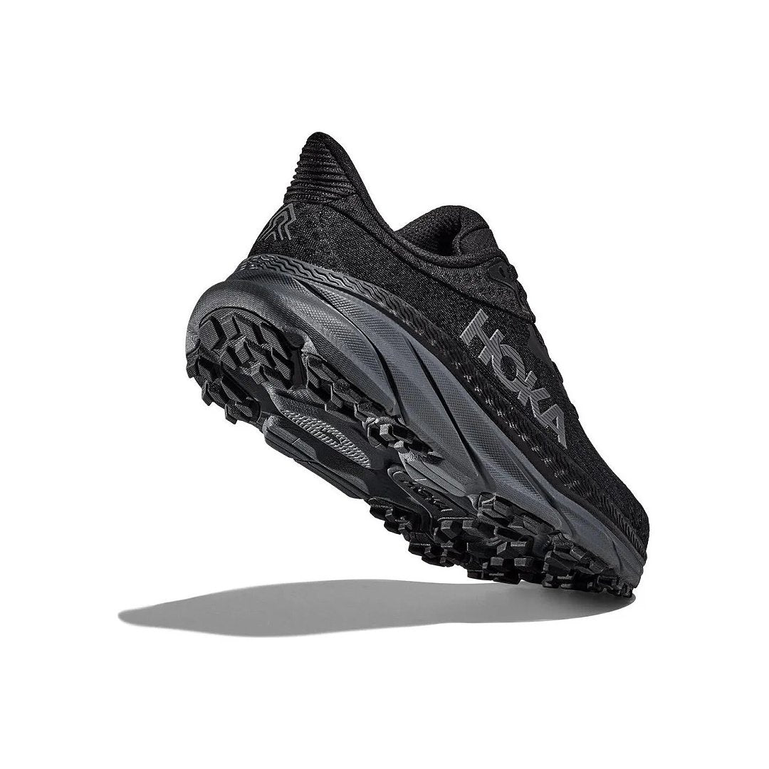 HOKA Challenger 7 Trail Running Shoes in Black - product image from the listing.