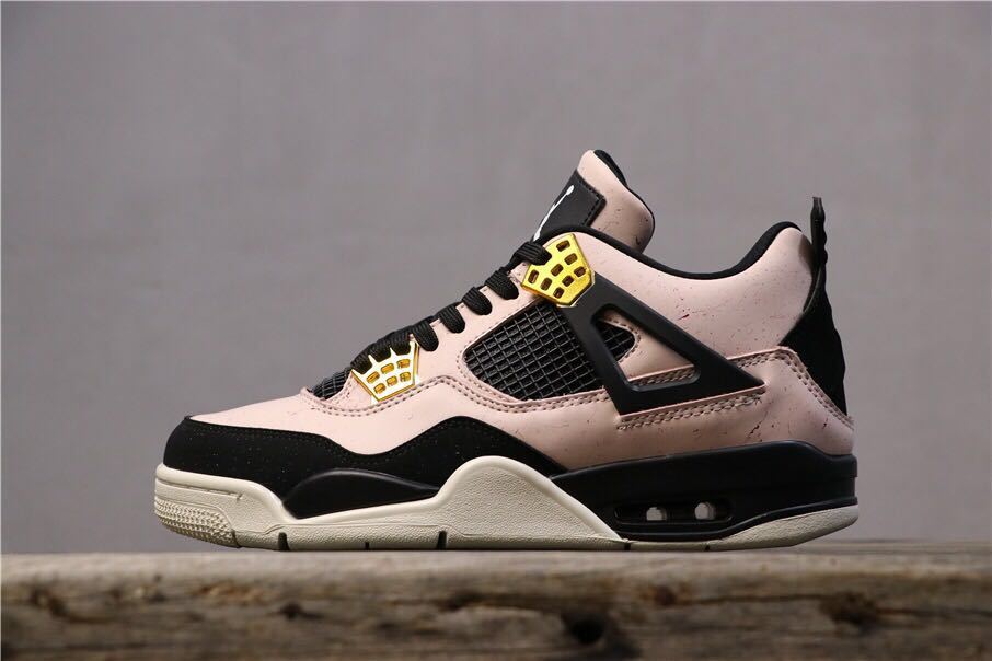 Air Jordan 4 Retro Silt Red Black Pink Sneakers - product image from the listing.