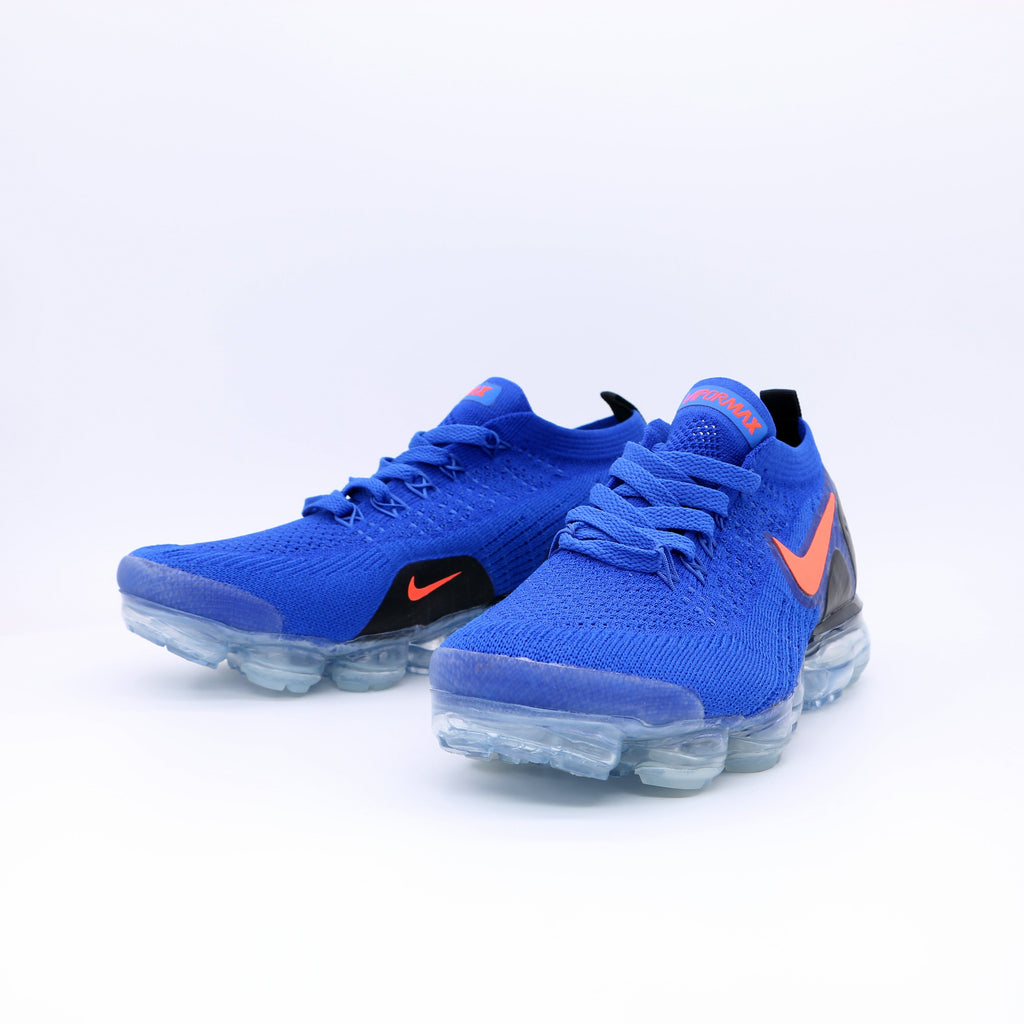 Nike Air VaporMax Flyknit Running Shoes in Blue 942842-4009 - product image from the listing.