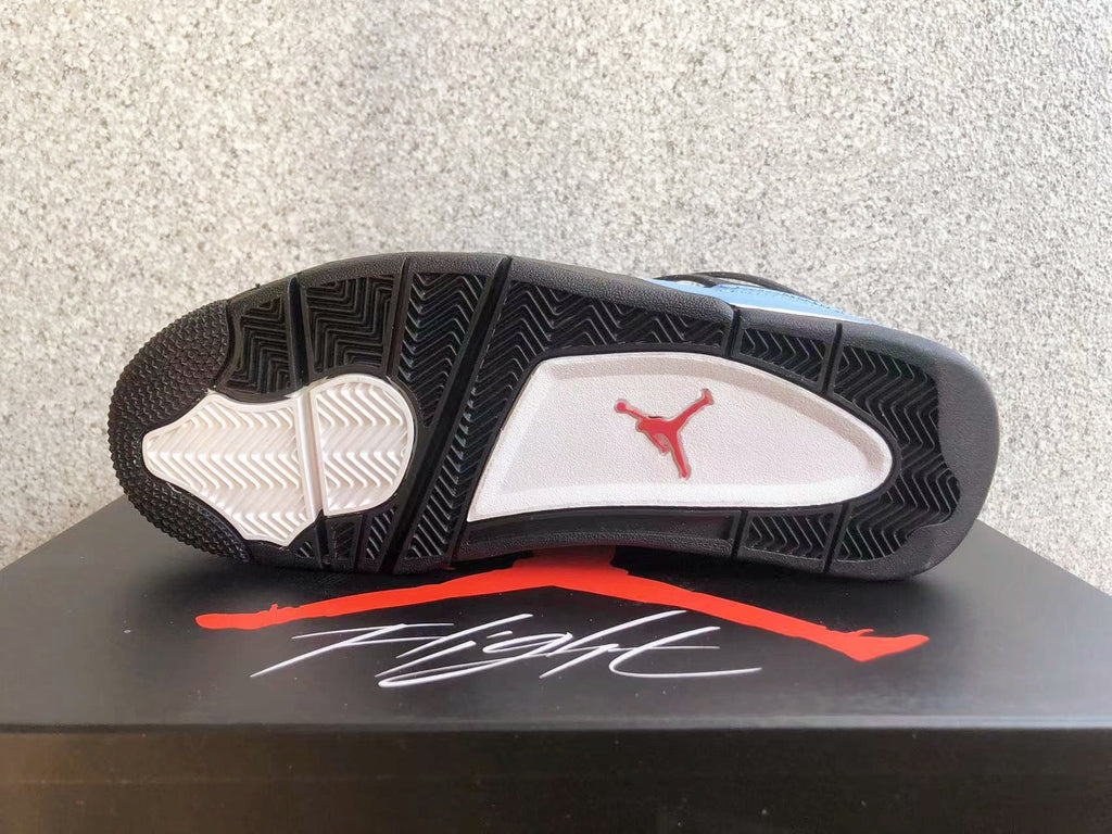 Ice Blue Jordan 4 Paris Sneakers - product image from the listing.