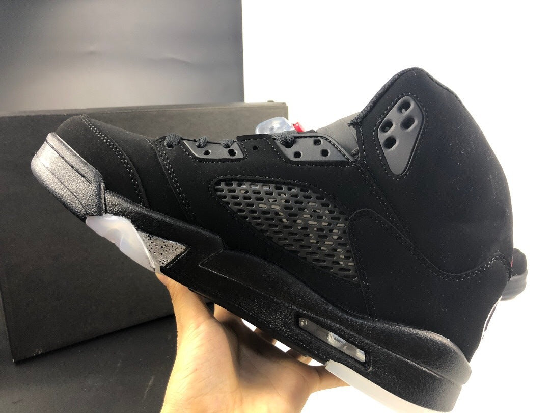 Jordan 5 Retro Black Paris High-Cut Sneakers - product image from the listing.