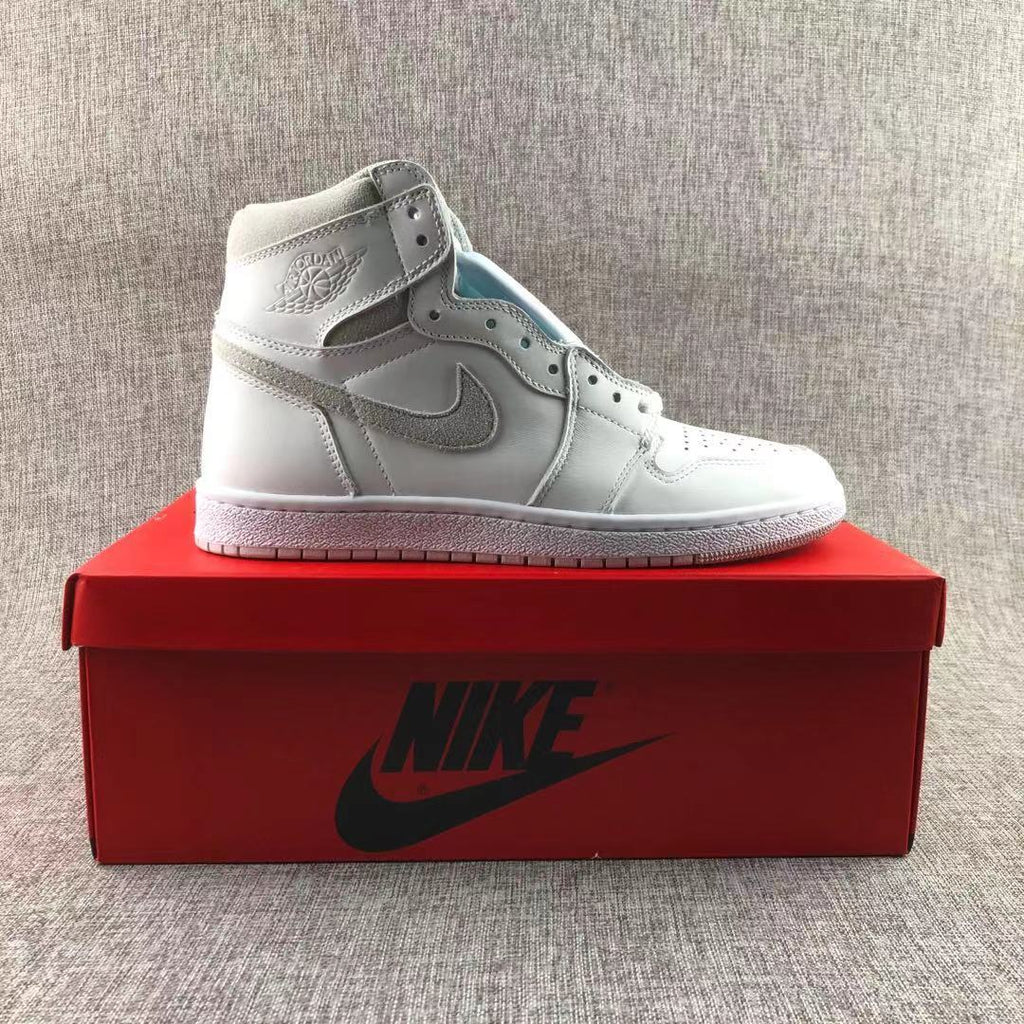 Air Jordan 1 High '85 Neutral Grey Sneakers BQ4422-100 - product image from the listing.