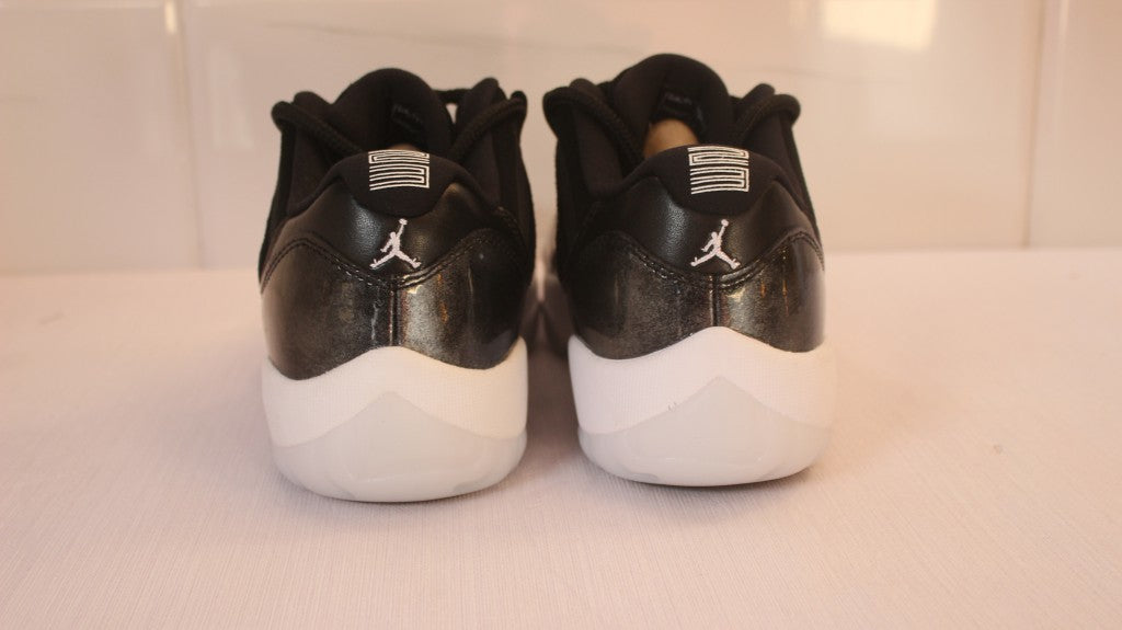 Air Jordan 11 Low Barons Black Sneakers - product image from the listing.