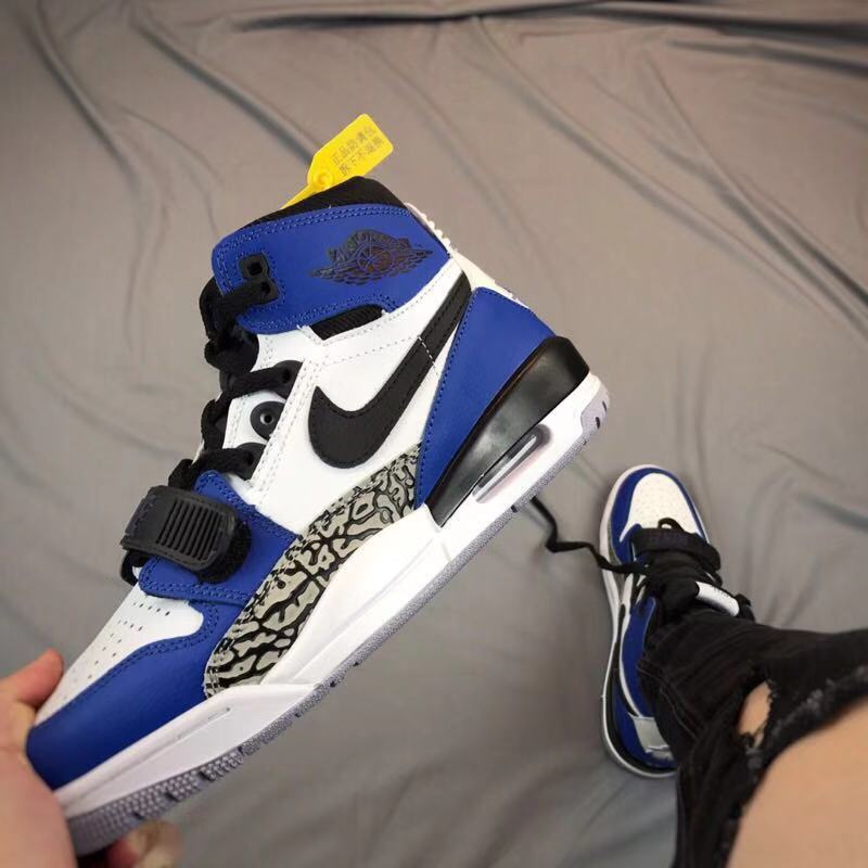 Nike Air Jordan Legacy 312 Sneakers in Blue White Black - product image from the listing.
