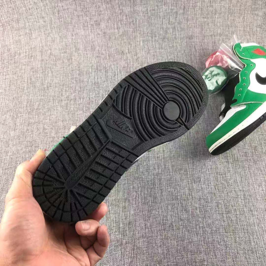 Air Jordan 1 Lucky Green High-Top Sneakers - product image from the listing.