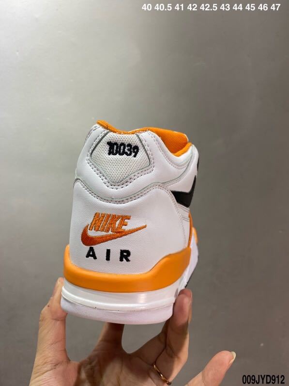 Nike Air Flight 89 Sneakers in White Orange Black - product image from the listing.