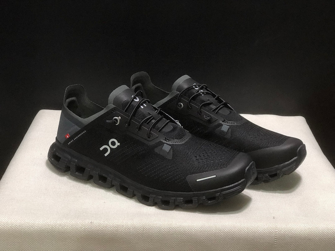 On Cloud 6 Coast Running Shoes in Black - product image from the listing.