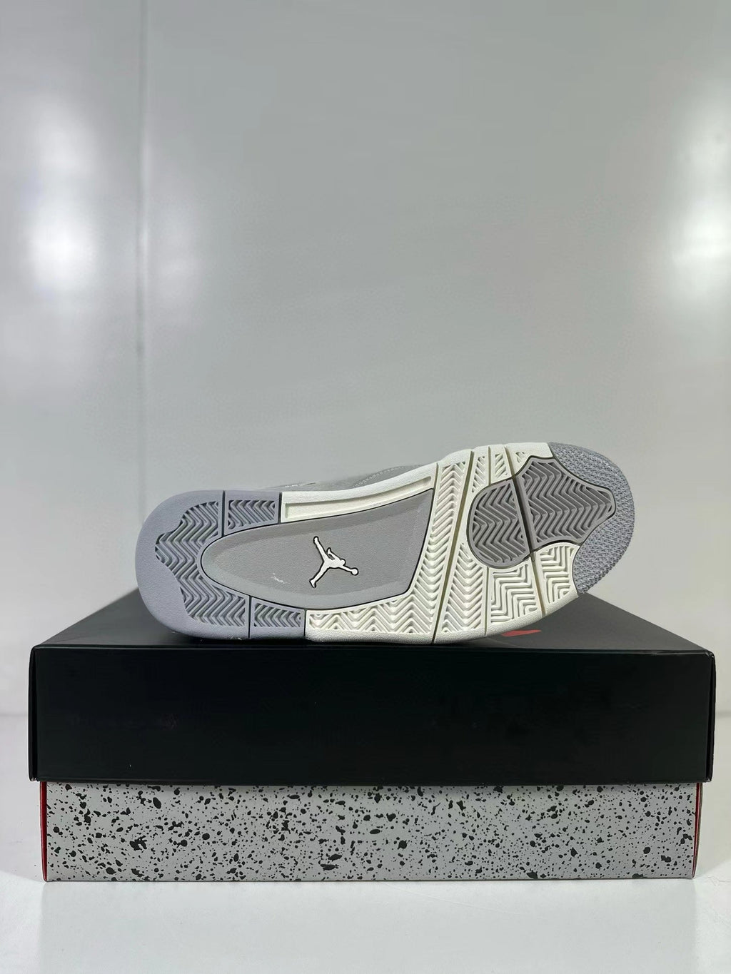 Air Jordan 4 Light Iron Ore Frozen Moments Sneakers - product image from the listing.