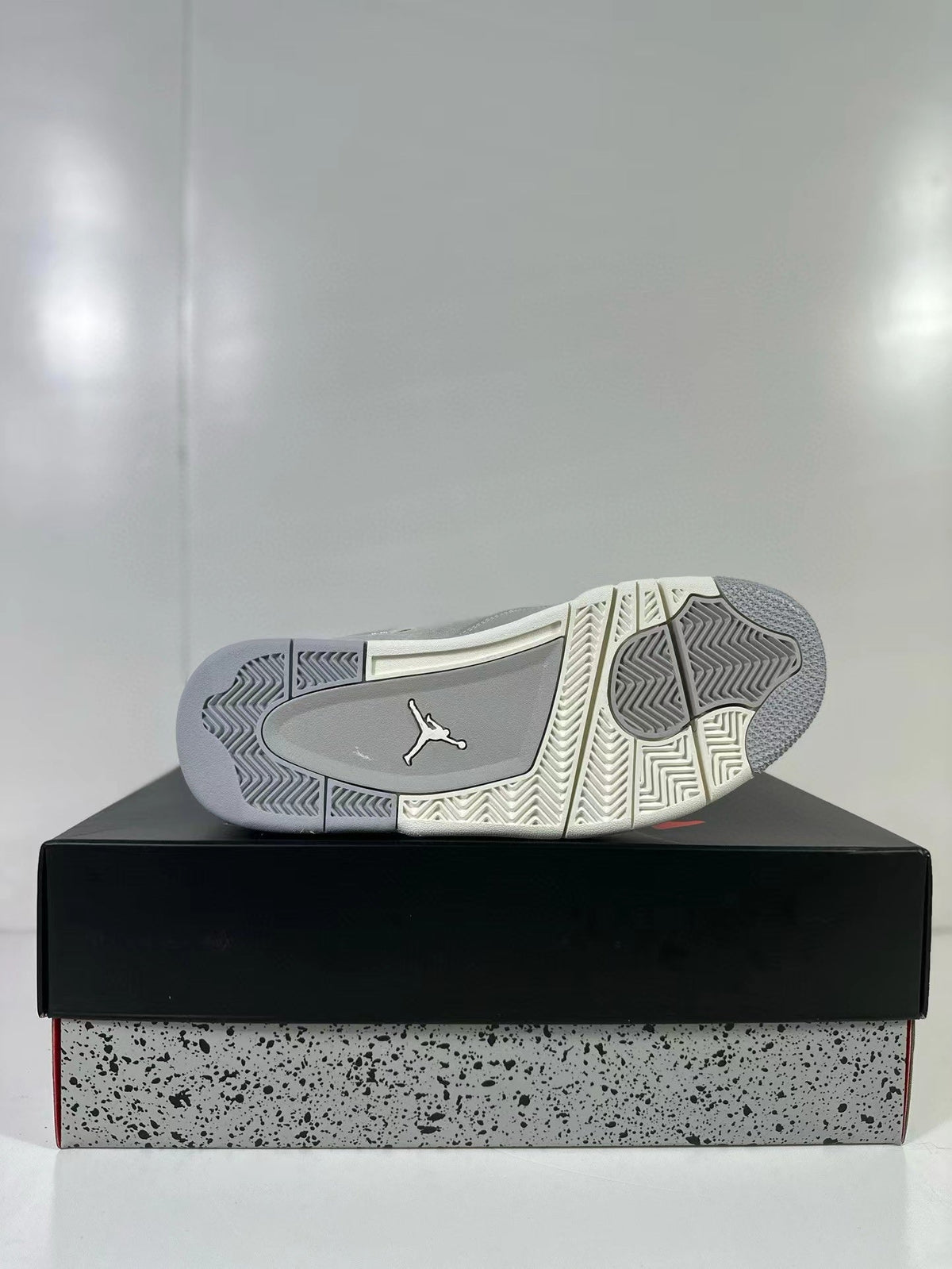 Air Jordan 4 Light Iron Ore Frozen Moments Sneakers - product image from the listing.