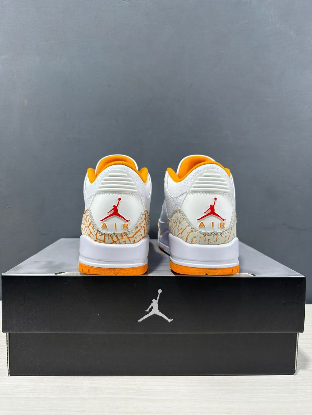 Air Jordan 3 Retro White Orange Peel Sneakers CK9246-101 - product image from the listing.