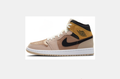 Jordan High-Top Sneakers in Beige Black White DD2224-200 - product image from the listing.