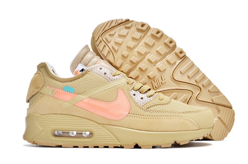Off-White Desert Ore Sneakers - Nike Air Max 90 - product image from the listing.