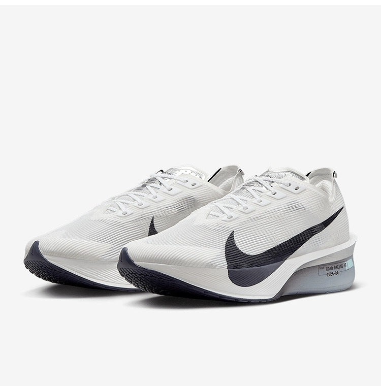 Nike Vaporfly Next 4% Road Racing Shoes in White Grey HF6414-100 - product image from the listing.