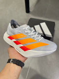Adidas Adizero Lightstrike Pro Running Shoes in White Orange - product image from the listing.