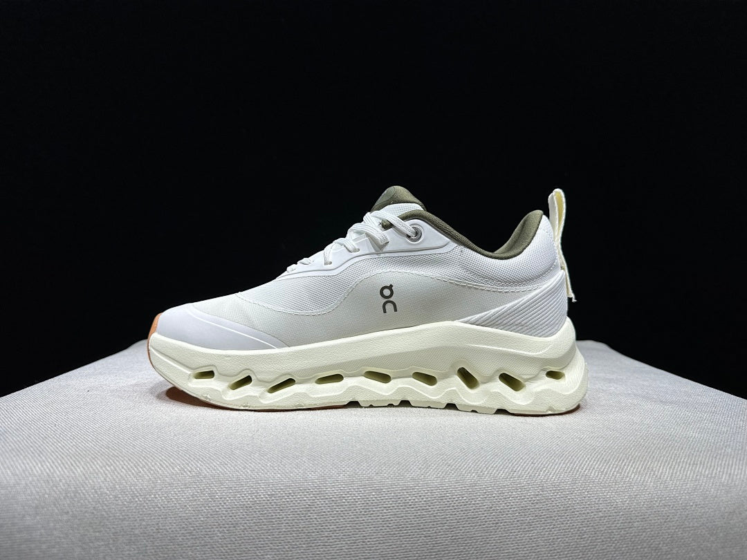 On x Loewe Cloudtilt 2.0 Sneakers, in White and Light Green - product image from the listing.