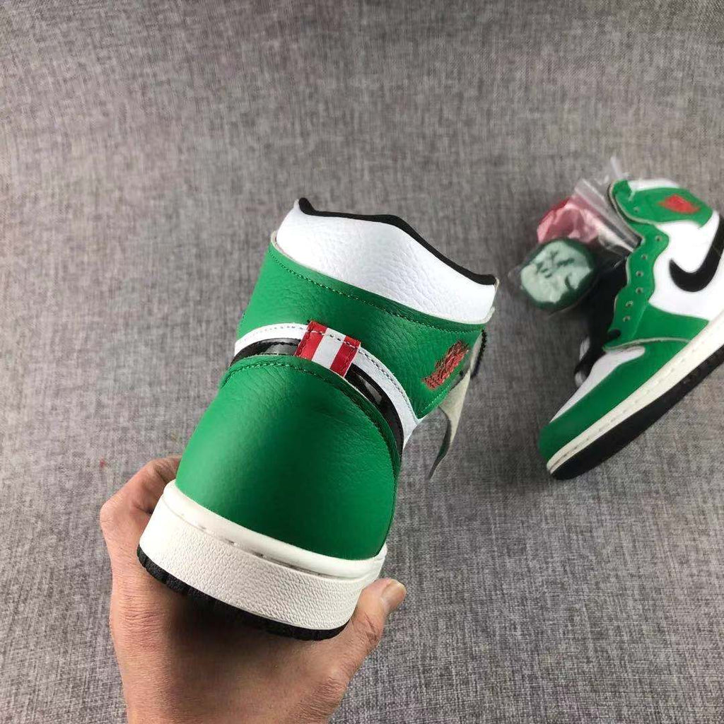 Air Jordan 1 Lucky Green High-Top Sneakers - product image from the listing.