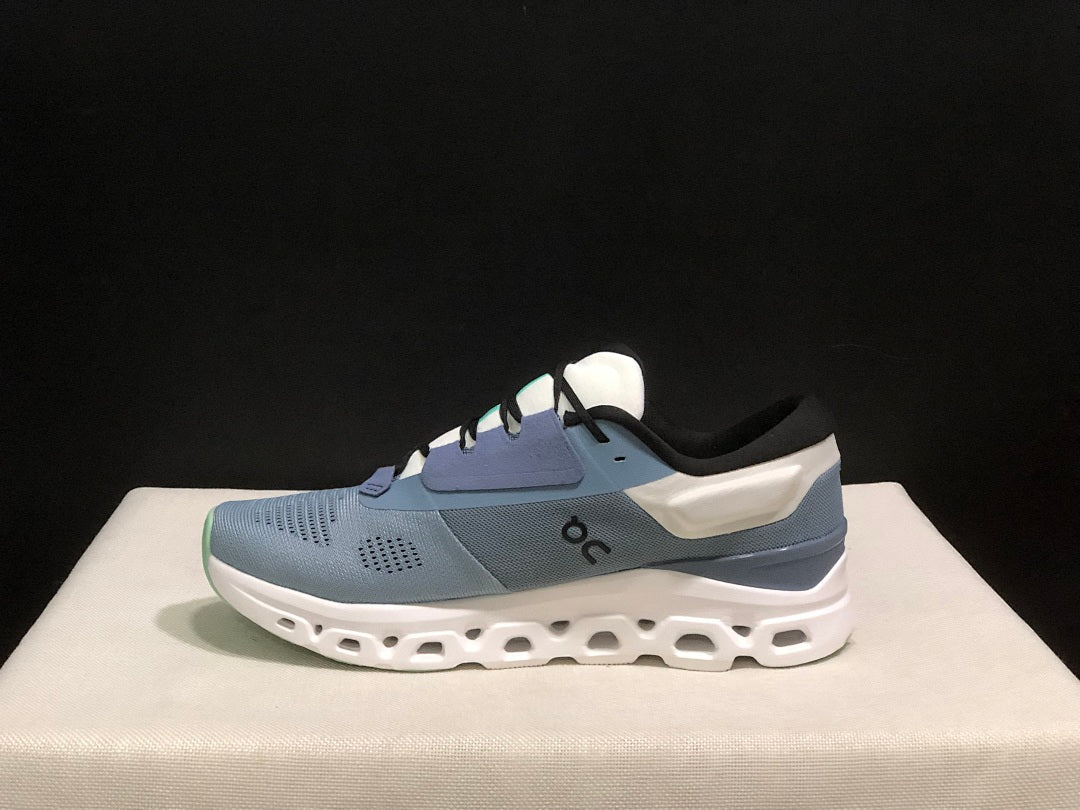 On Cloudstratus 3 Running Shoes, in Blue Gray - product image from the listing.