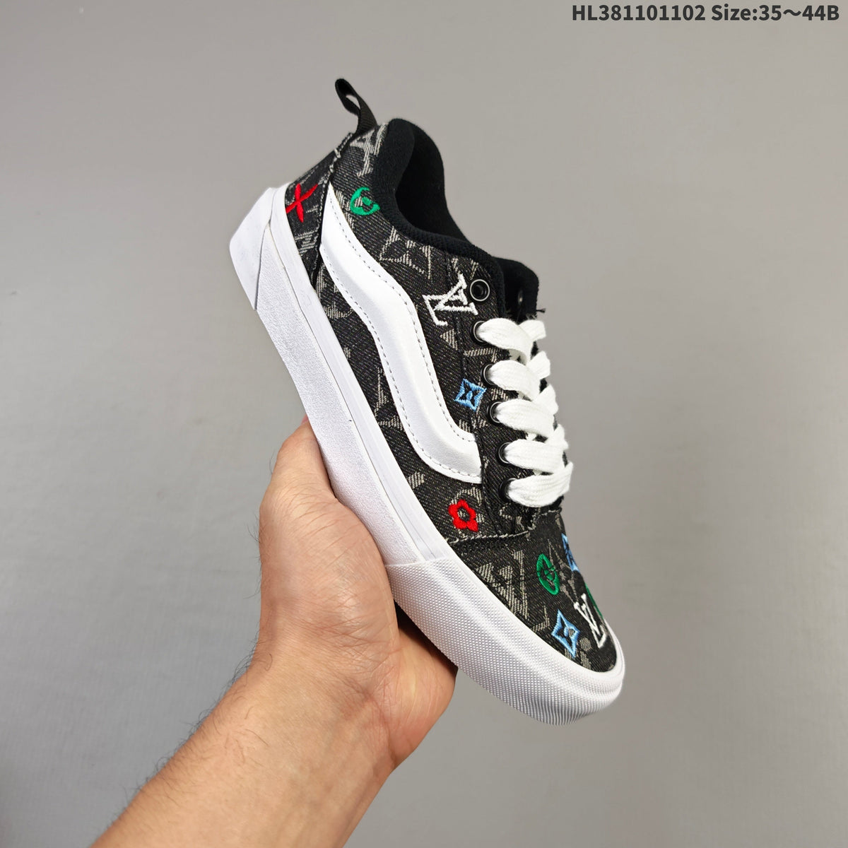 Vans Knu Skool Low-Cut Sneakers in Monogram Print - product image from the listing.