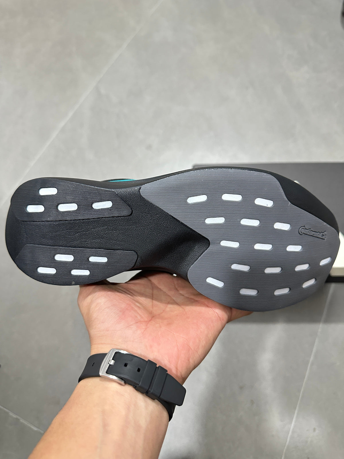 adidas Adizero Lightstrike Pro Shoes for Running Black Cyan - product image from the listing.