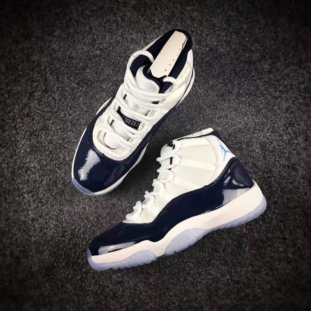 Air Jordan 11 Navy Sneakers - product image from the listing.