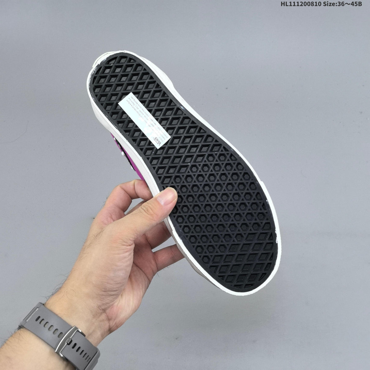 Vans Old Skool Platform Low-Top Sneakers, in Purple and Black - product image from the listing.