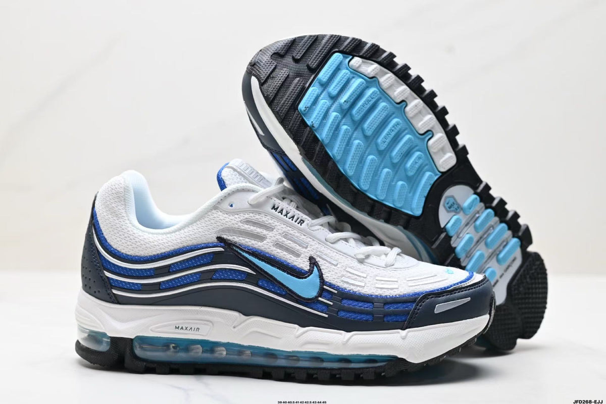 Nike Air Max 2021 Running Sneakers in White Blue - product image from the listing.
