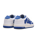 White Low-Top Sneakers in and Blue MFS003-123 - product image from the listing.