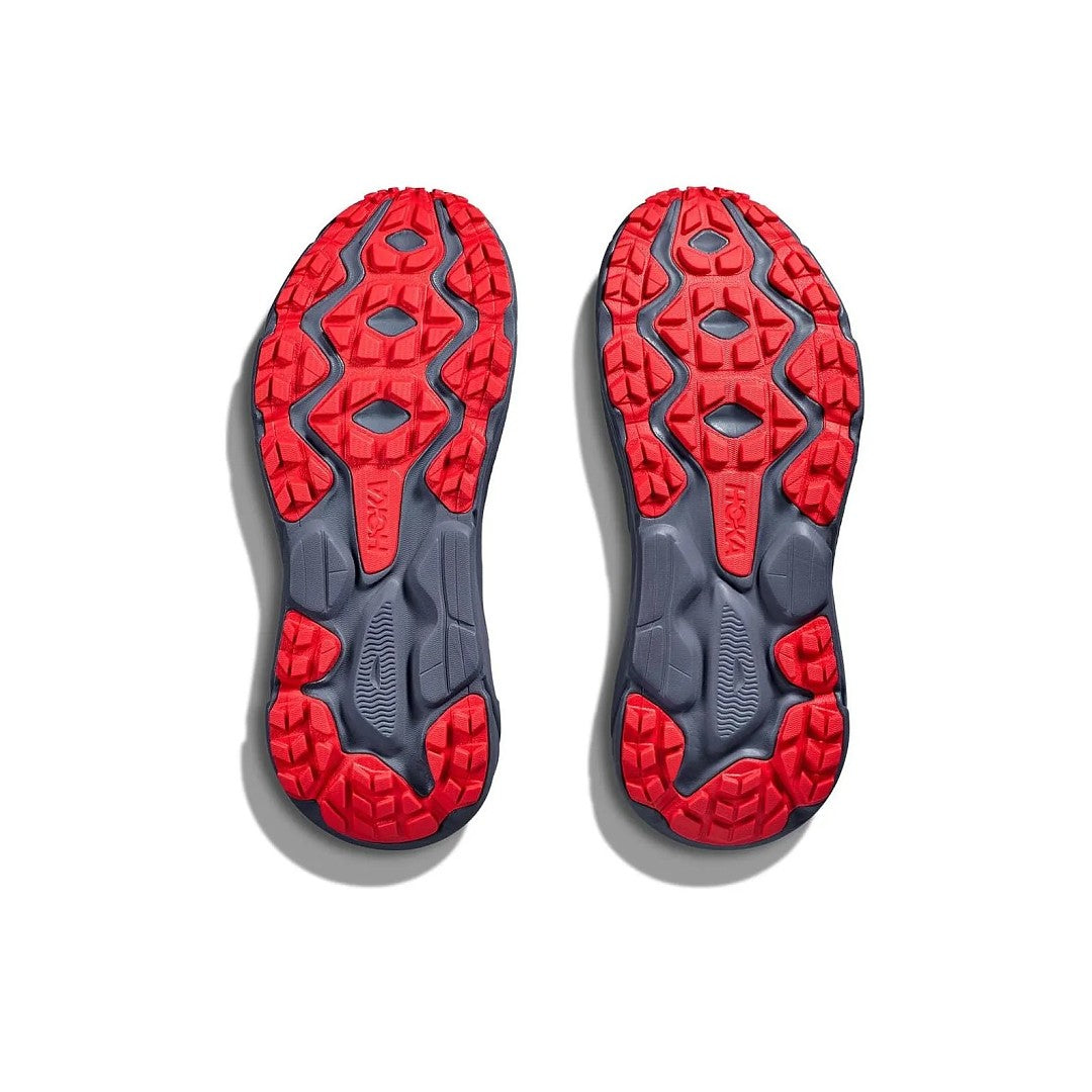 Black, Red & Gray - HOKA Challenger 7 Trail Running Shoes - product image from the listing.